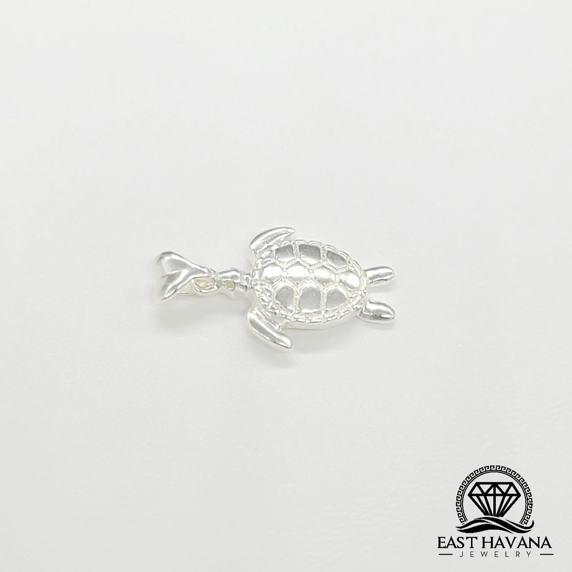 Turtle .950 Silver Pendant