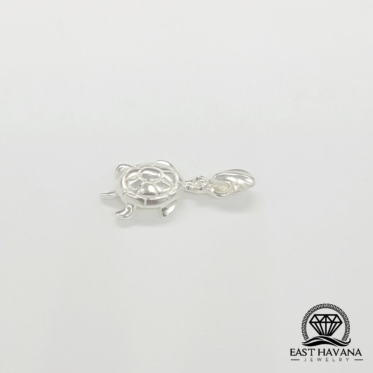 Turtle .950 Silver Pendant