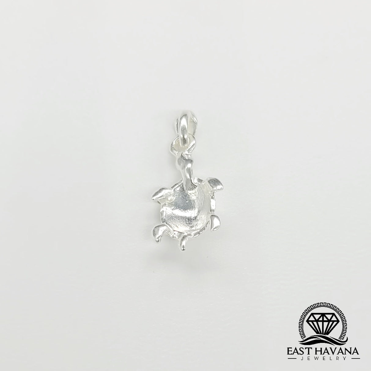 Turtle .950 Silver Pendant