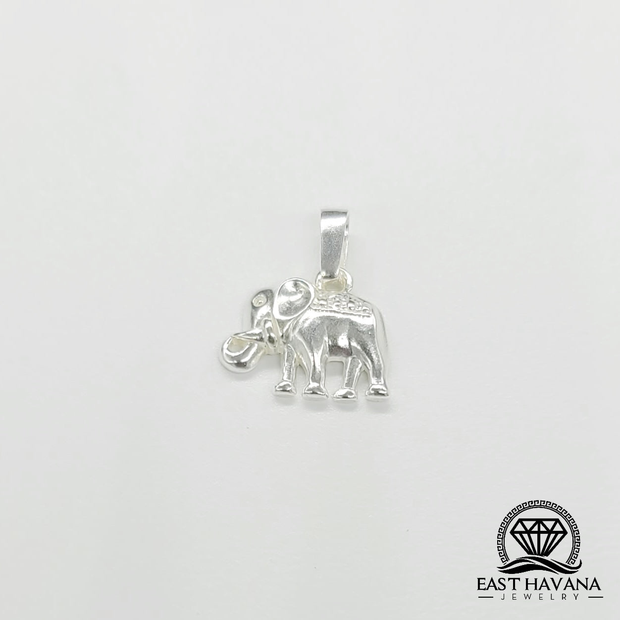 Elephant .950 Silver Pendant