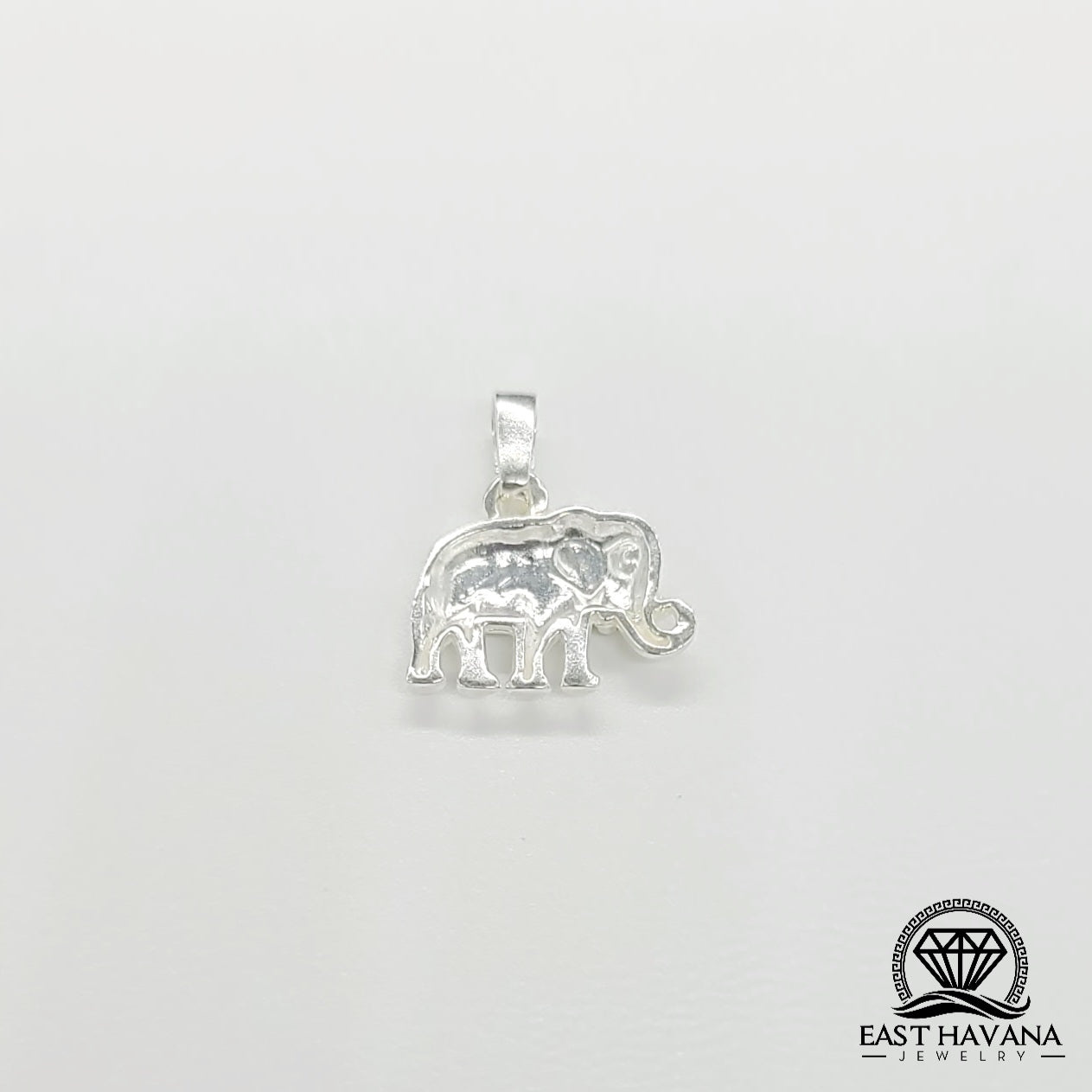 Elephant .950 Silver Pendant