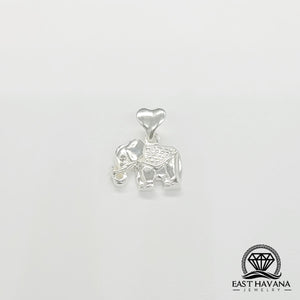 Elephant .950 Silver Pendant