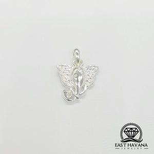 Elephant Head .950 Silver Pendant