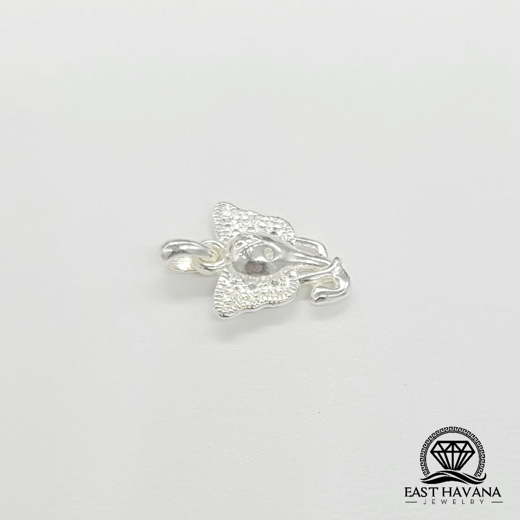 Pendentif tête d'éléphant en argent 950