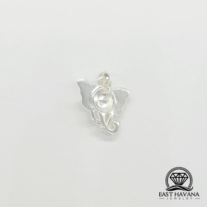 Pendentif tête d'éléphant en argent 950