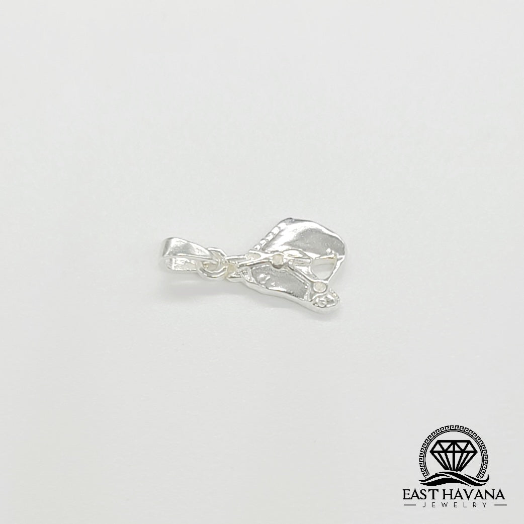 Horse Head .950 Silver Pendant