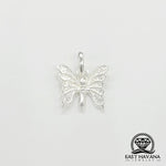 Carregar imagem no visualizador da galeria, Butterfly .950 Silver Pendant
