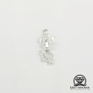 Frog .950 Silver Pendant