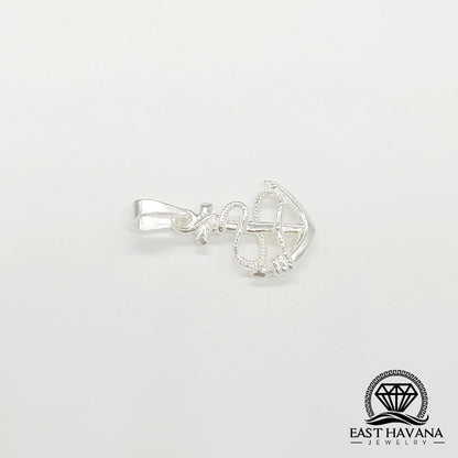 Anchor .950 Silver Pendant