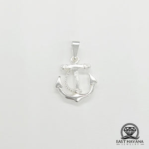 Anchor .950 Silver Pendant