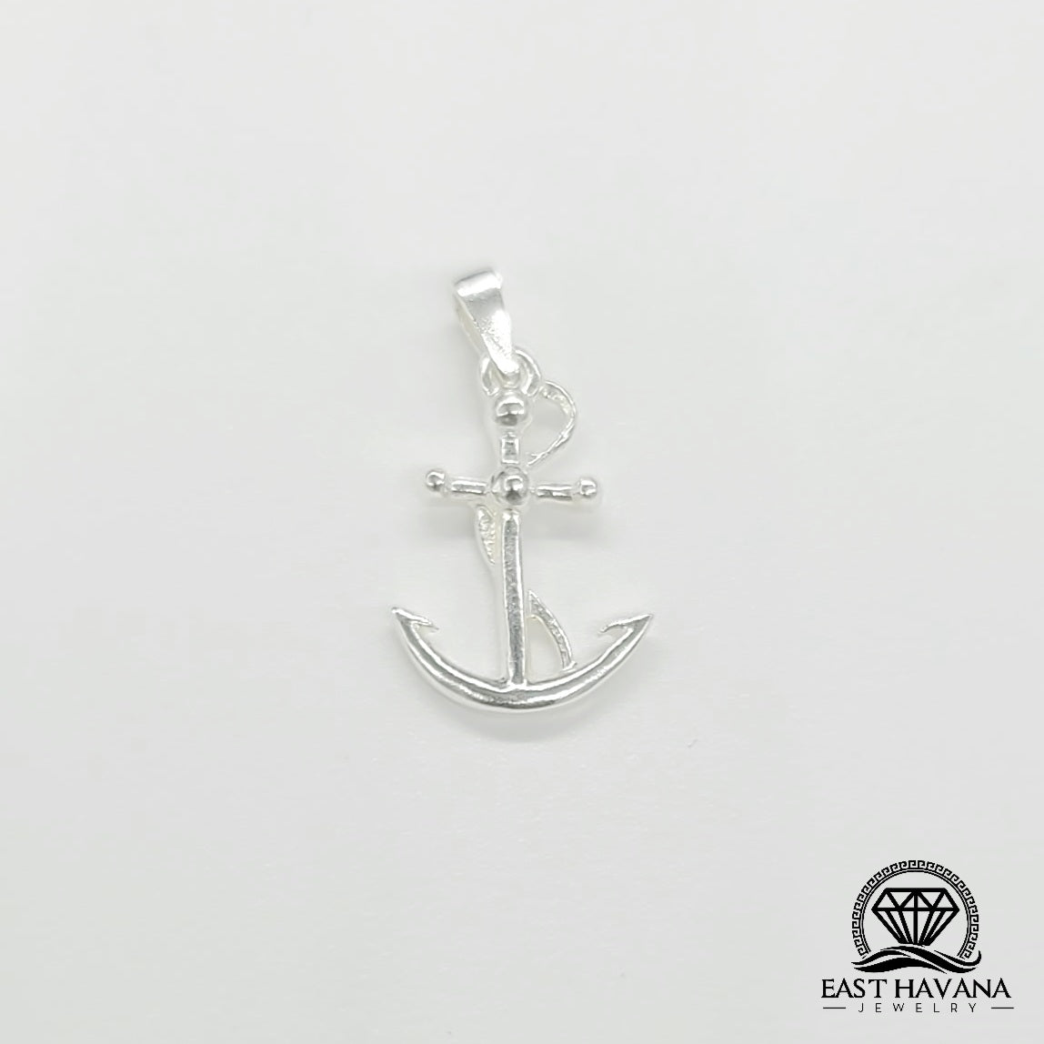 Anchor .950 Silver Pendant