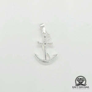 Anchor .950 Silver Pendant