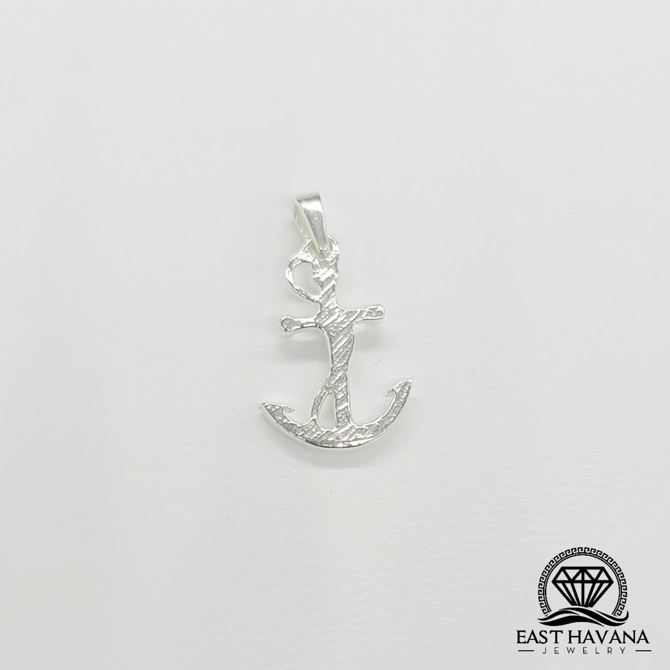 Anchor .950 Silver Pendant