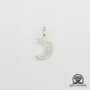 Moon .950 Silver Pendant