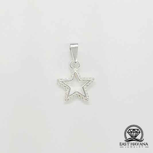 Pendentif étoile en argent 950