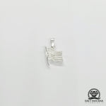 Load image into Gallery viewer, USA American Flag .950 Silver Pendant
