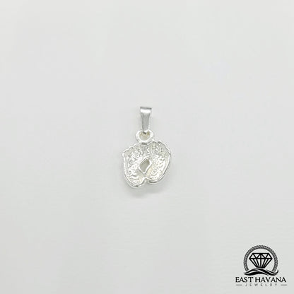 Colgante de plata de ley .950 con pies