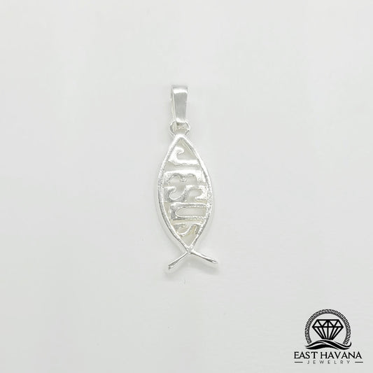 Pendentif Jésus en argent .950