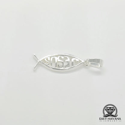 Pendentif Jésus en argent .950