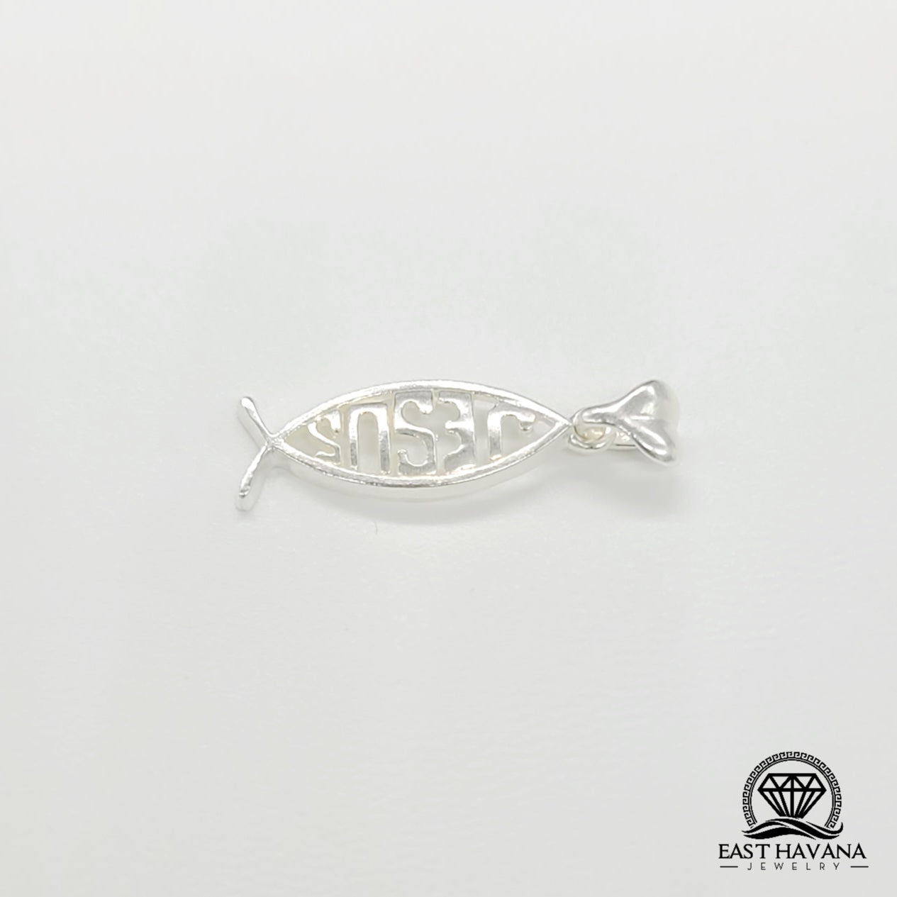 Colgante de plata 950 "Amo a Jesús"