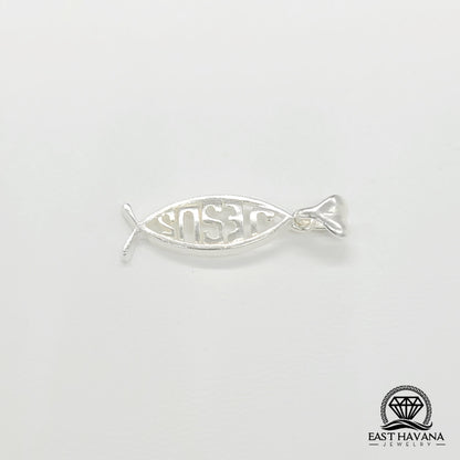 Colgante de plata 950 "Amo a Jesús"