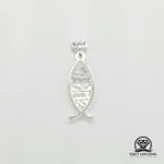 Load image into Gallery viewer, I Love Jesus .950 Silver Pendant
