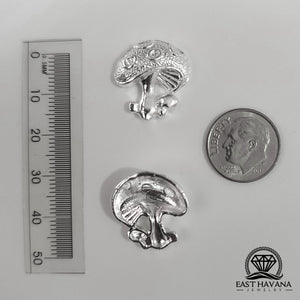 Mushroom .950 Silver Casting