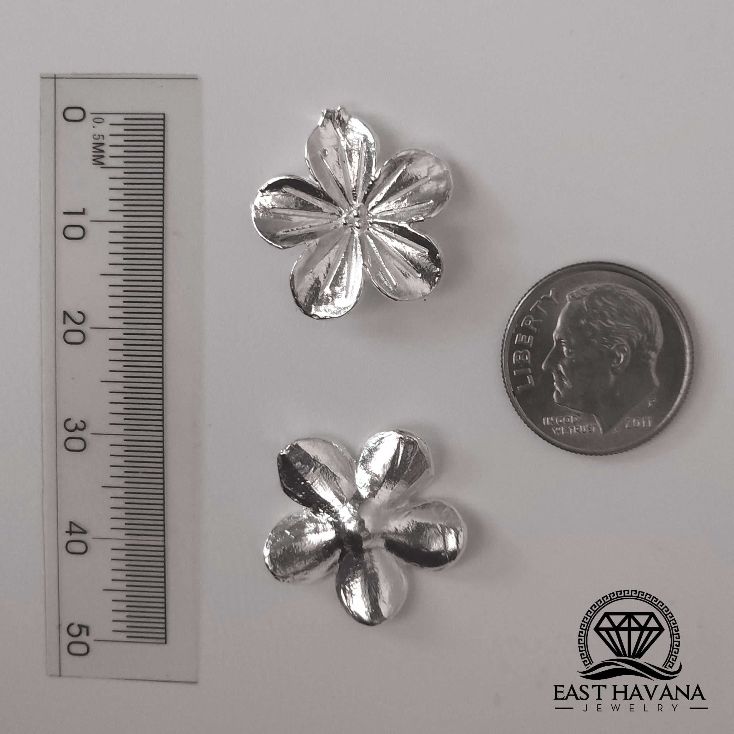 Flower .950 Silver Casting Solderable Accent