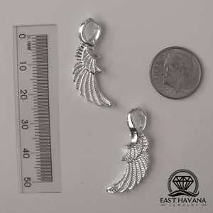 Wing .950 Silver Casting Solderable Accent