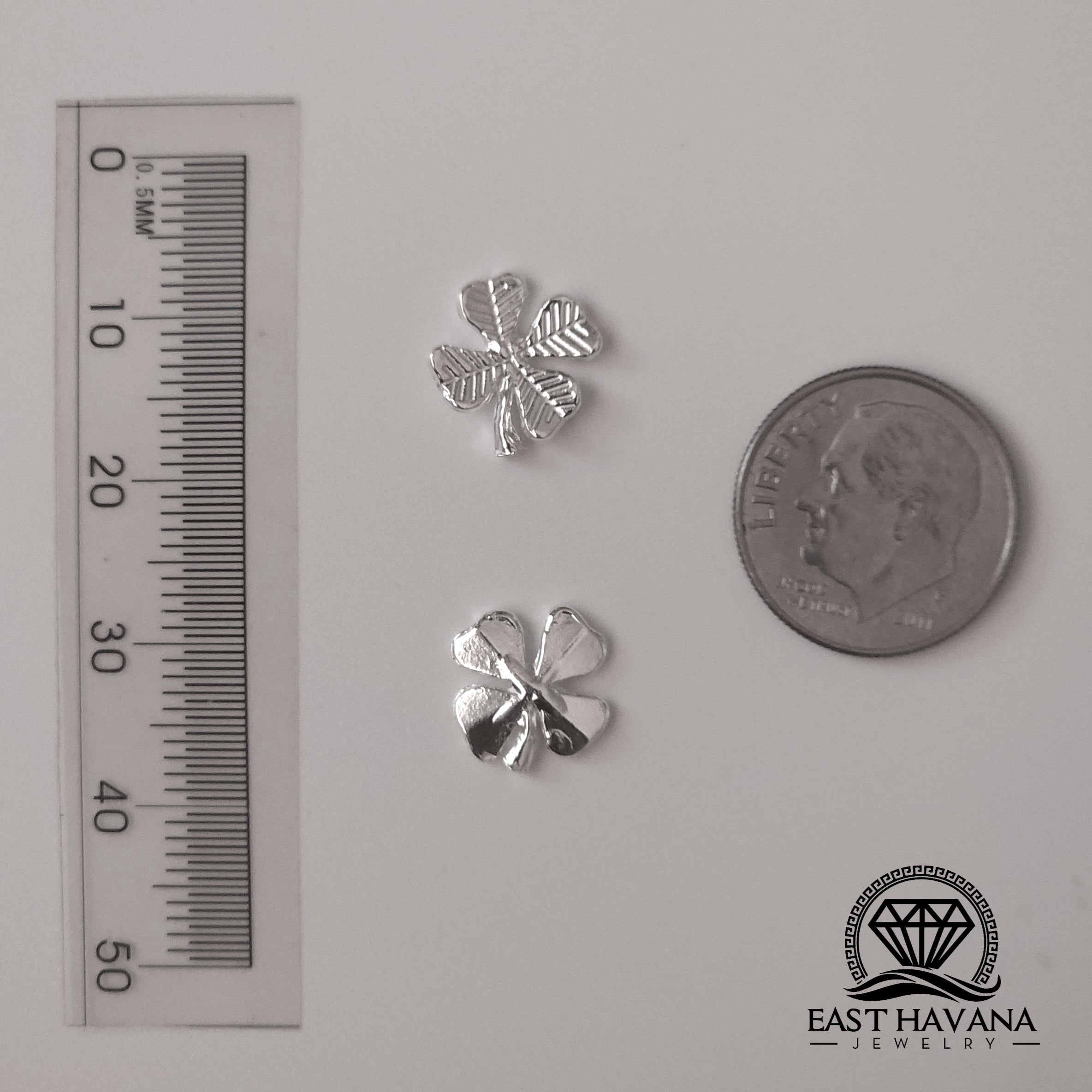 Clover .950 Silver Casting Solderable Accent