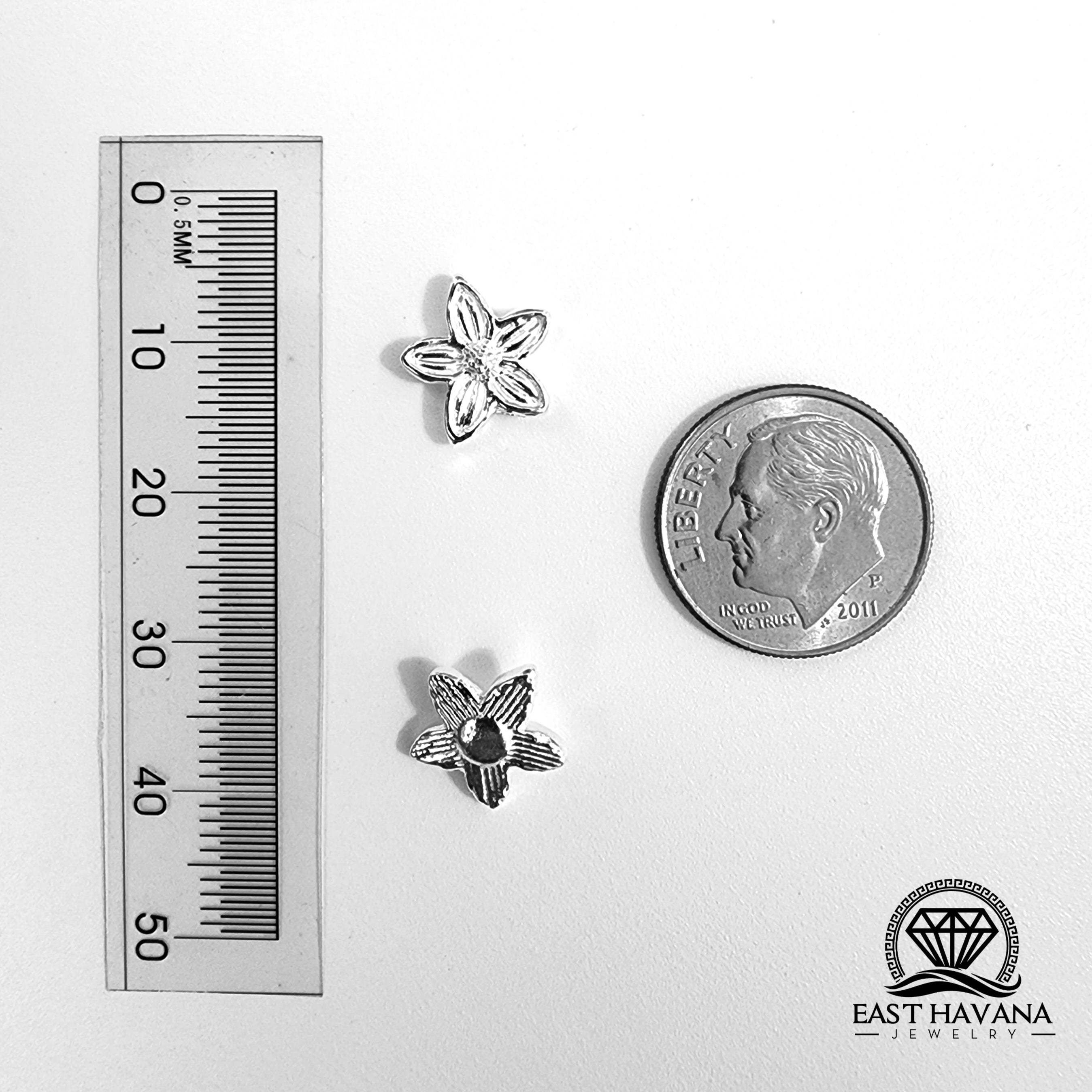 Flower .950 Silver Casting