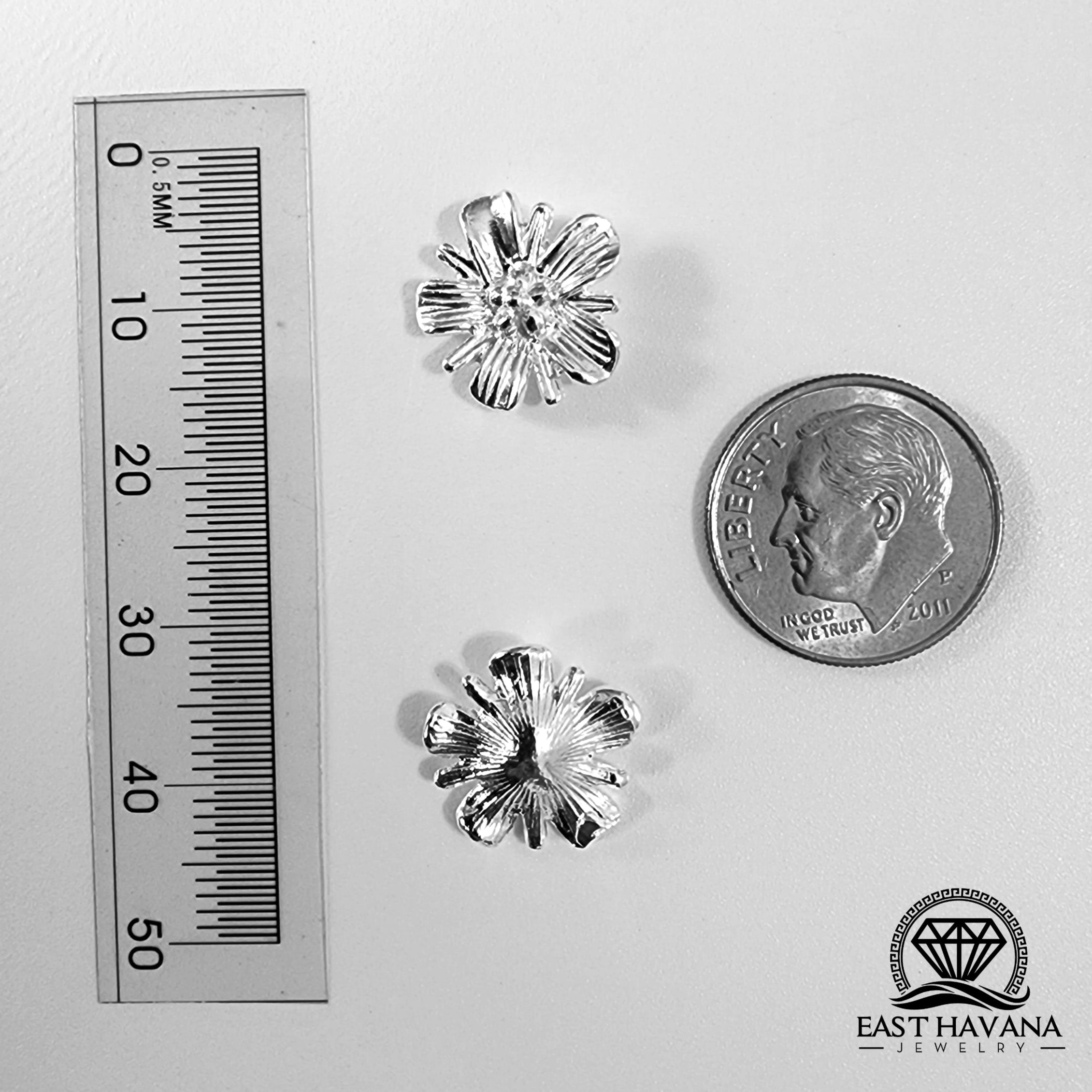 Flower .950 Silver Casting