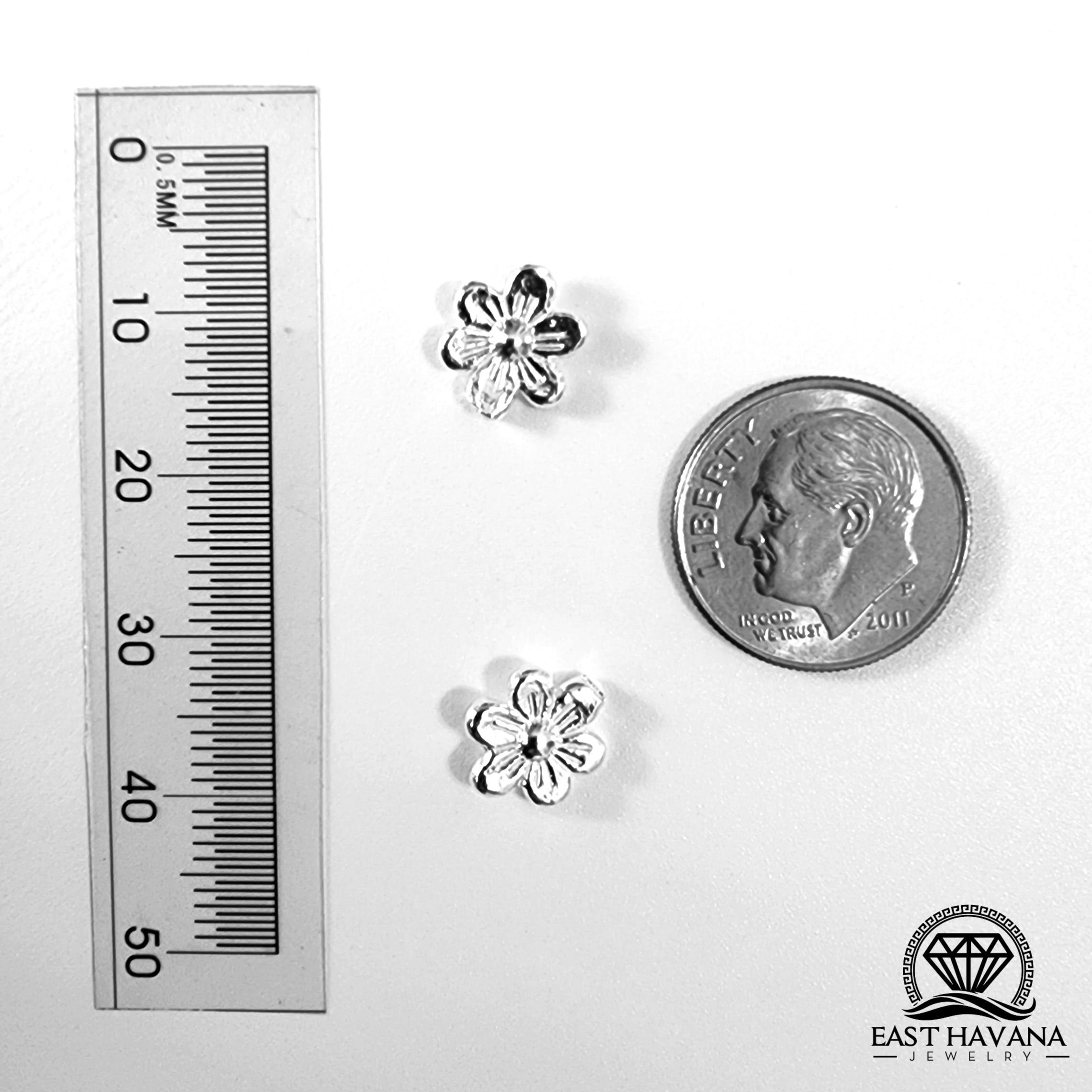 Flower .950 Silver Casting