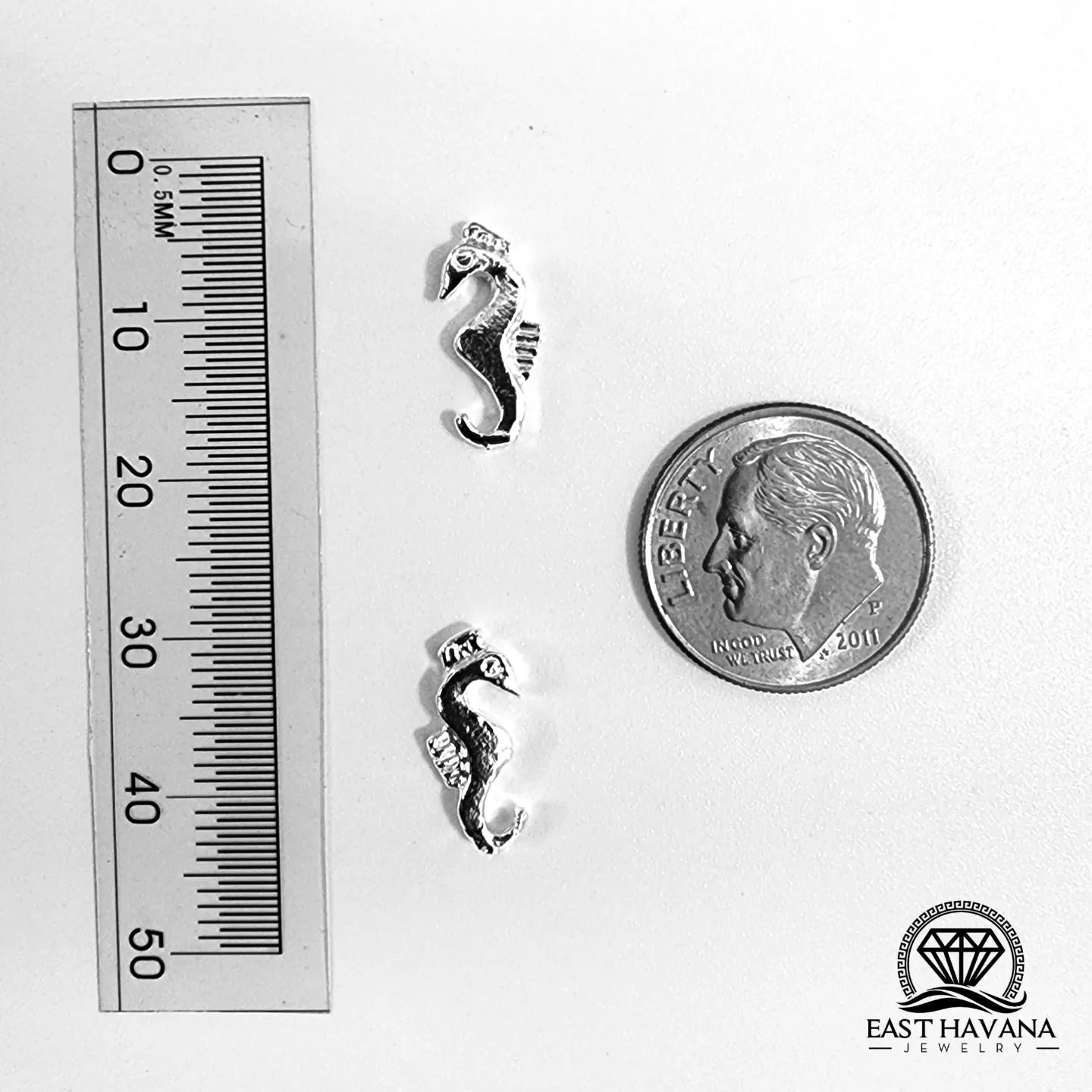 Seahorse .950 Silver Casting